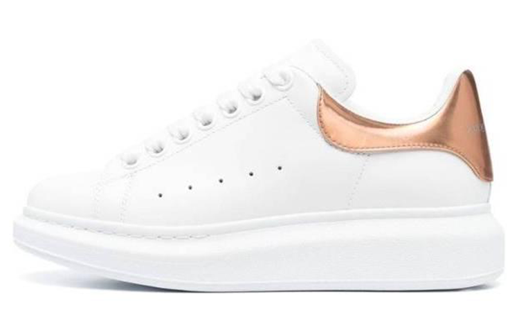 Alexander McQueen Oversized White Rose Gold (Women's)