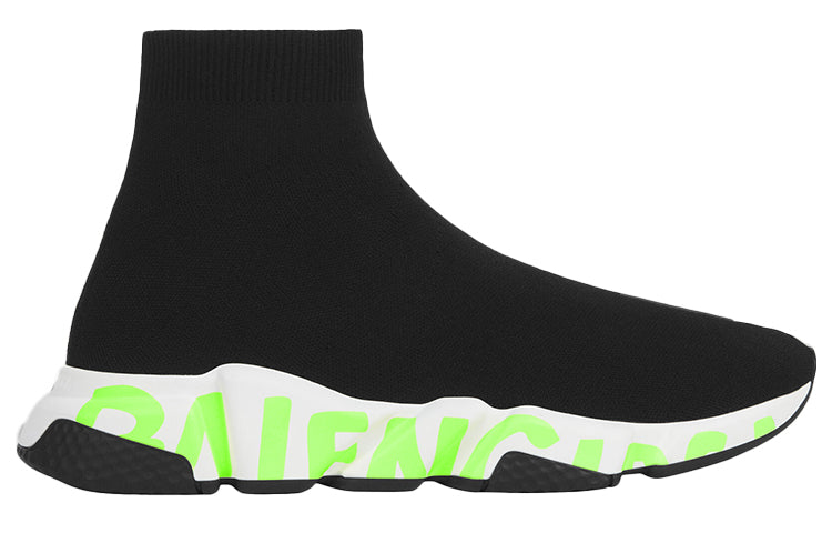 Balenciaga Graffiti Speed Black Fluo Green (Women's)