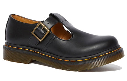 Dr. Martens Polley Smooth Leather Mary Janes Black (Women's)