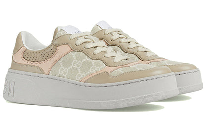 Gucci GG Sneaker Oatmeal Light Pink GG Supreme (Women's)