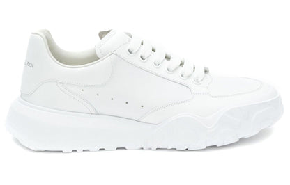 Alexander McQueen Court Trainers White Leather
