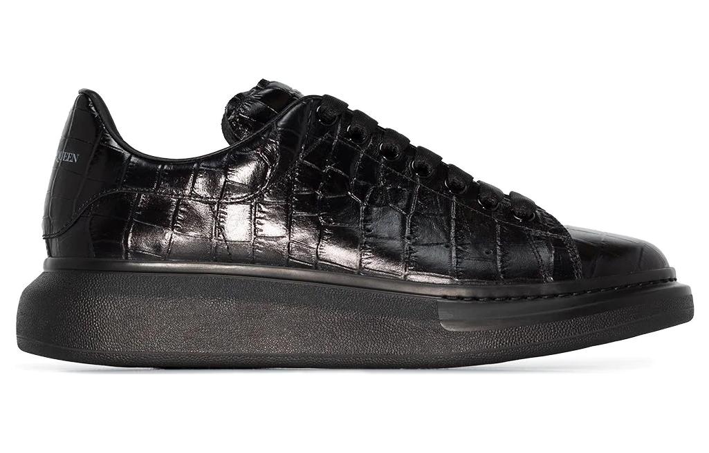 Alexander McQueen Oversized Black Black Croc