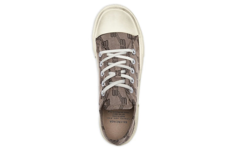 Balenciaga Paris Low 'BB Monogram Dark Mink Grey