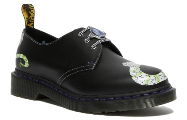 Dr. Martens 1461 WB Beetlejuice Smooth Leather Oxford Black Smooth