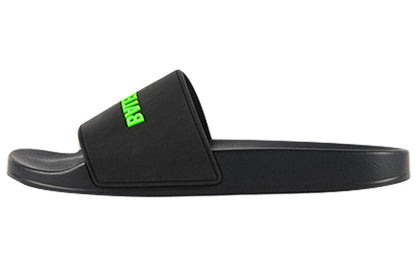 Balenciaga Pool Slide Black Fluo Green (Women's)