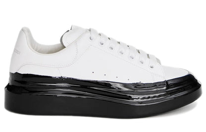 Alexander McQueen Oversized Paint Dipped White Black