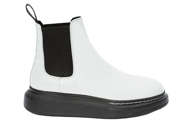Alexander McQueen Hybrid Chelsea Boot Black White (Women's)