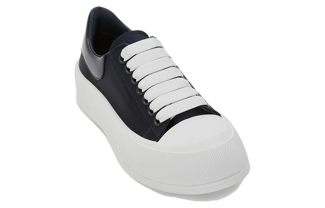 Alexander McQueen Deck Skate Plimsoll Lace-Up Anthracite (Women's)