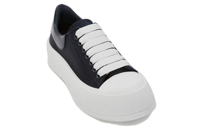 Alexander McQueen Deck Skate Plimsoll Lace-Up Anthracite (Women's)