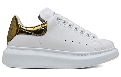 Alexander McQueen Oversized Gold Crocodile (Women's)