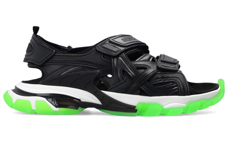 Balenciaga Track Sandal Black White Green