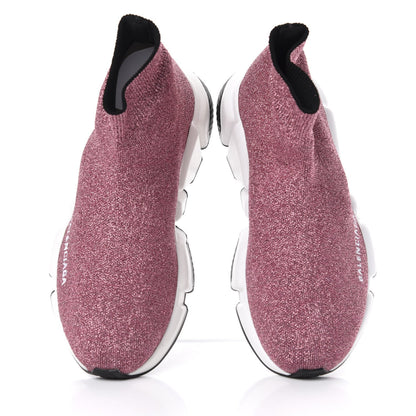Balenciaga Speed Lurex Knit Metallic Pink (Women's)