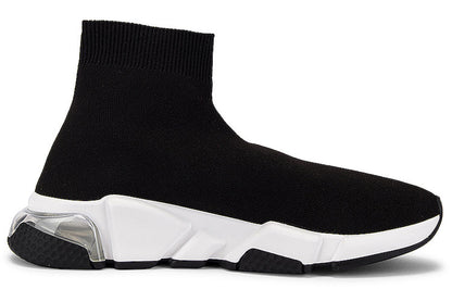 Balenciaga Speed Clear Sole Black White (Women's)