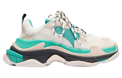 Balencaiga Triple S White Grey Turquoise (Women's)