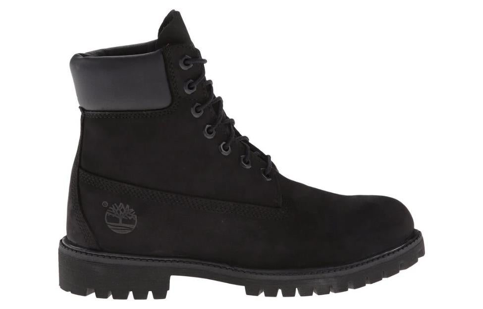 Timberland 6 Inch Premium Waterproof Boots Black Nubuck (Women's)