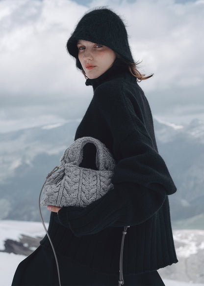 Polene Numero Neuf Mini Merino Stone