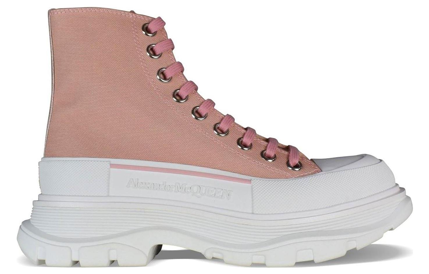 Alexander McQueen Tread Slick Boot Magnolia White (Women's)