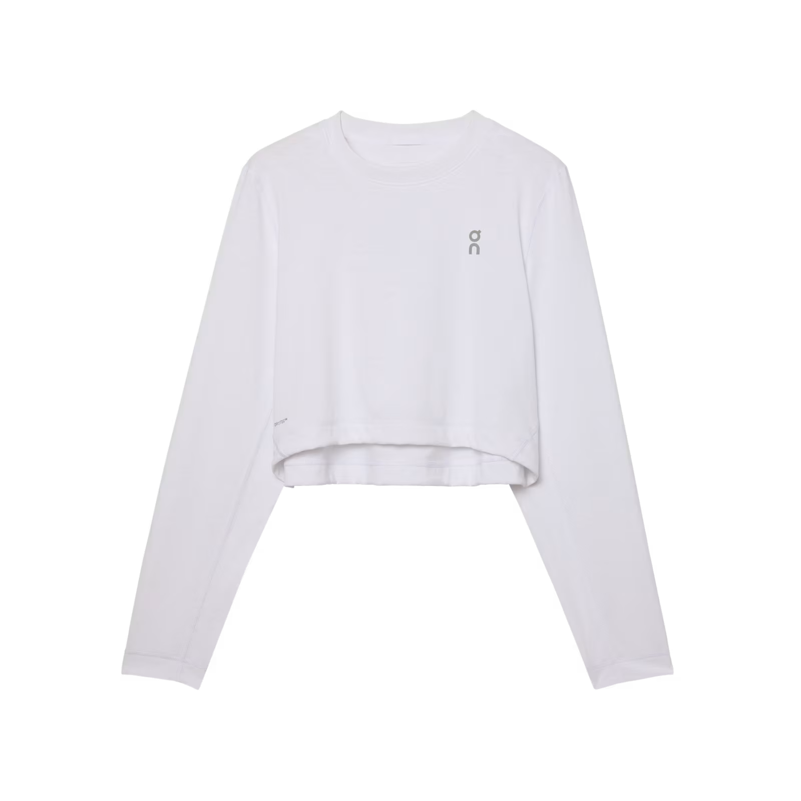 On Train Long-T Crop Graphic White (Women'S)