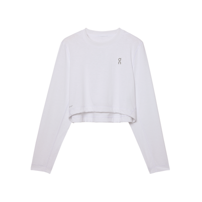 On Train Long-T Crop Graphic White (Women'S)