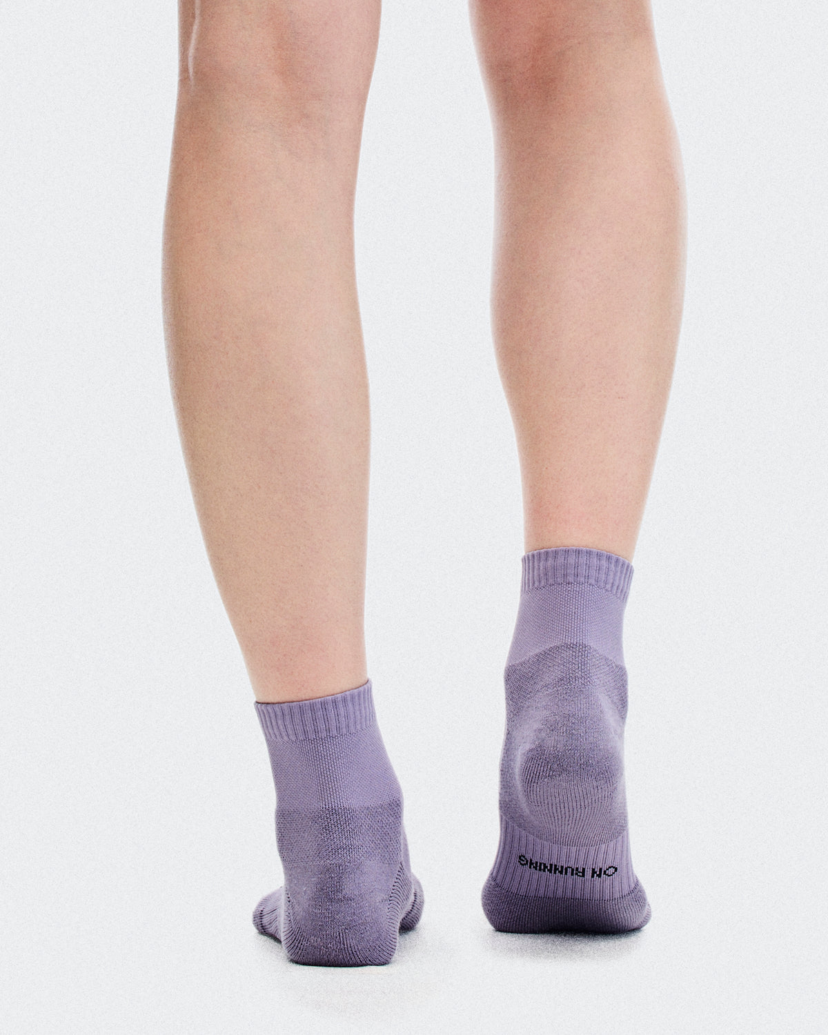 On Core Run Sock Mid 2P Foxglove | Mallow