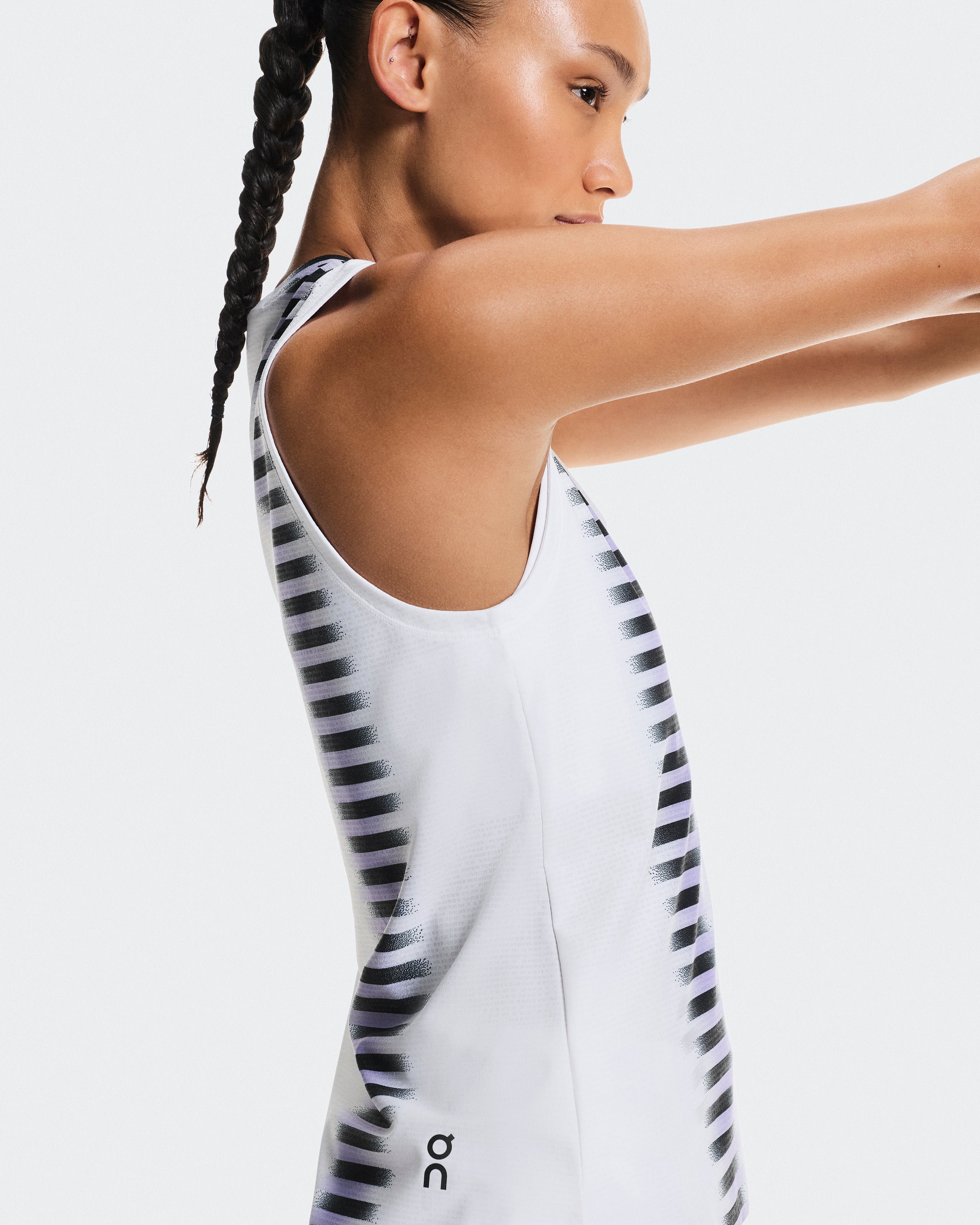 On Court Tank Edge White | Black (Women'S)