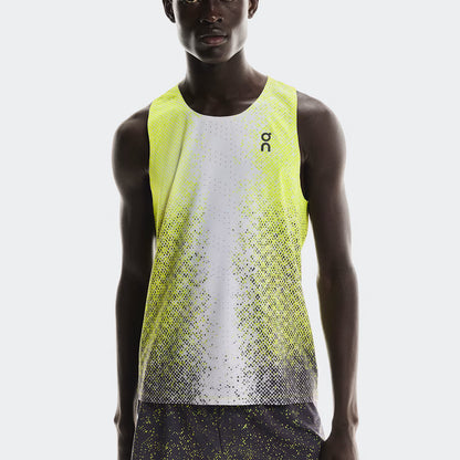 On Race Singlet Lime
