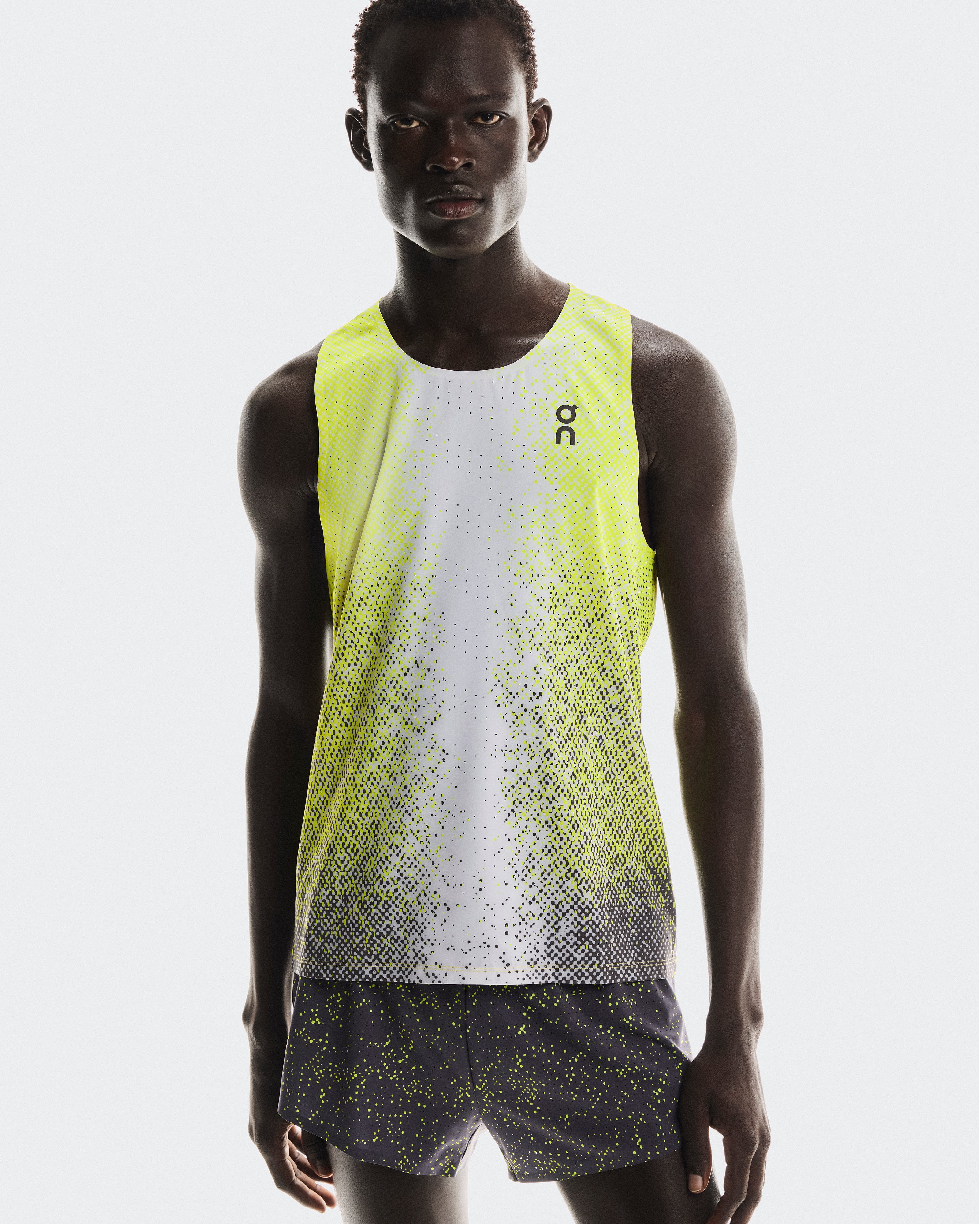 On Race Singlet Lime
