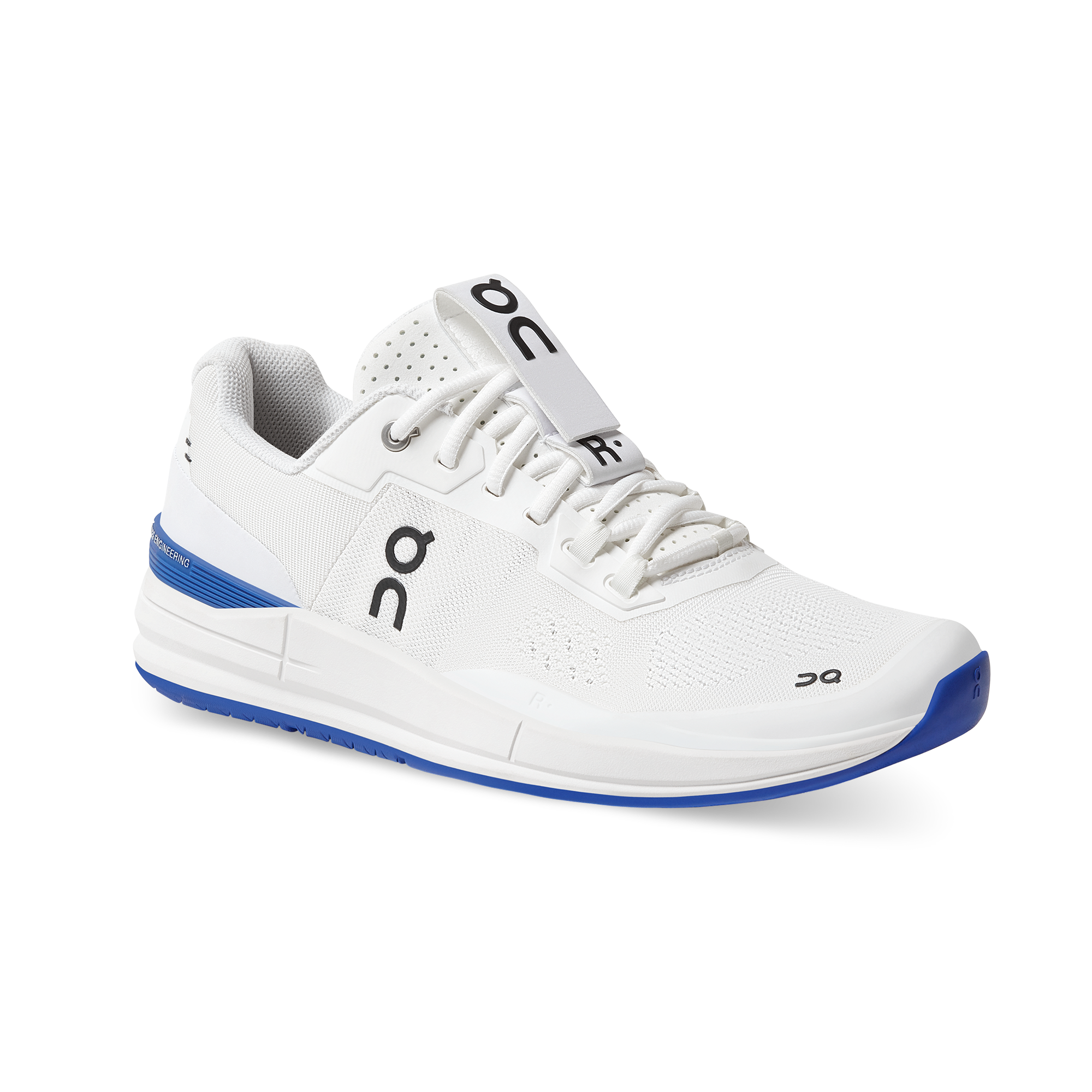 on running the roger pro white indigo