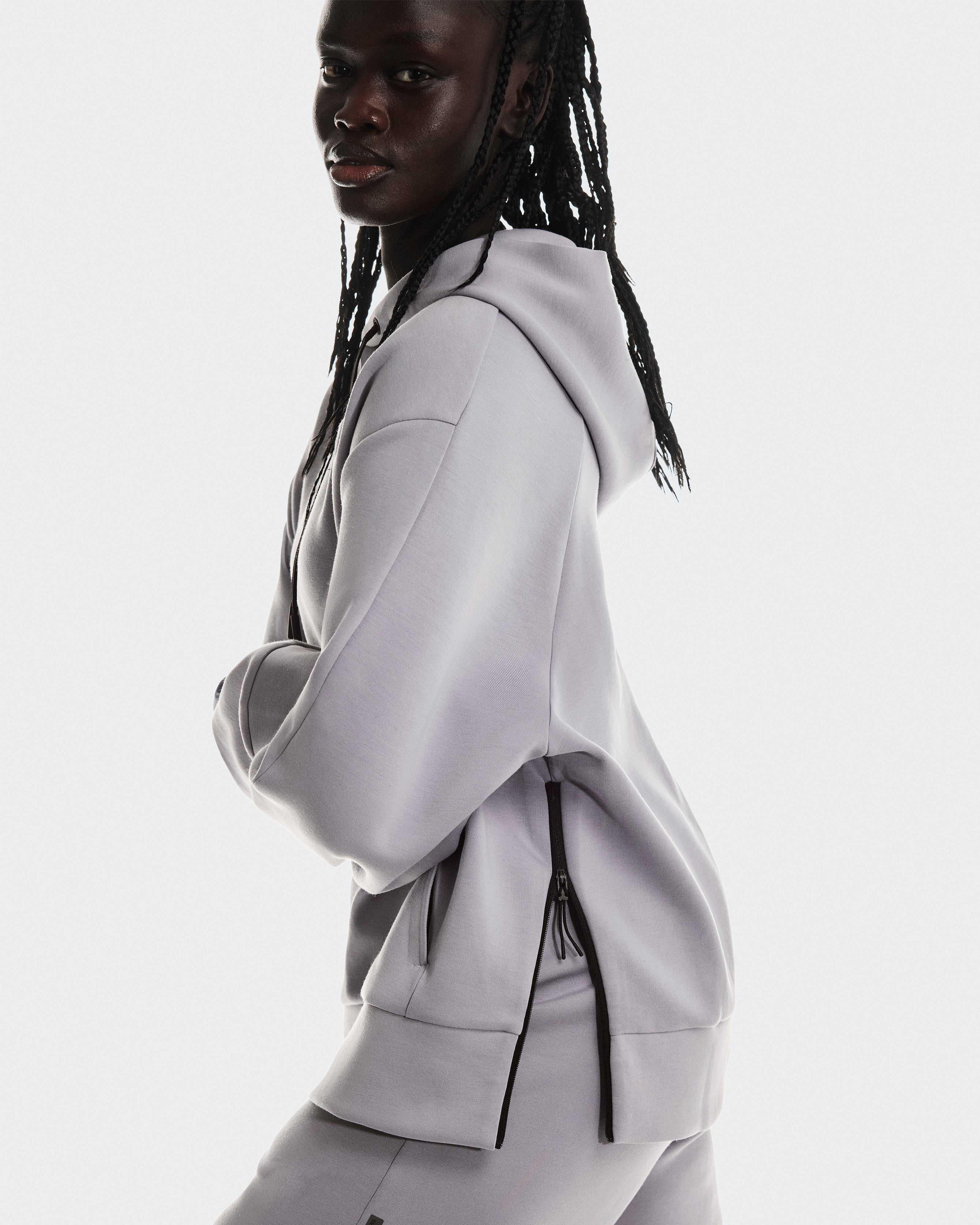 On Focus Tech Hoodie Lilac (Women'S)