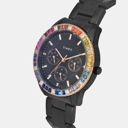 Timex E Class Women Quartz Dial Chronograph Stainless Steel Watch Twel16804