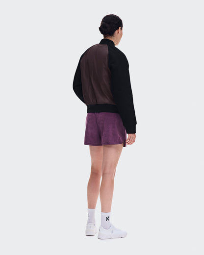 On Courtside Bomber Mulberry | Black (Women'S)