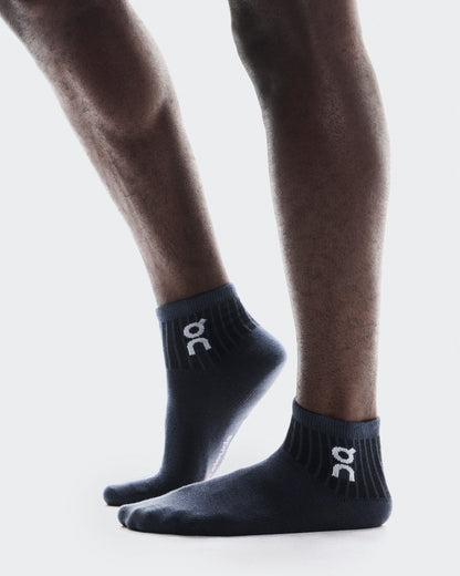 On Logo Sock Mid 3P Wash | Navy