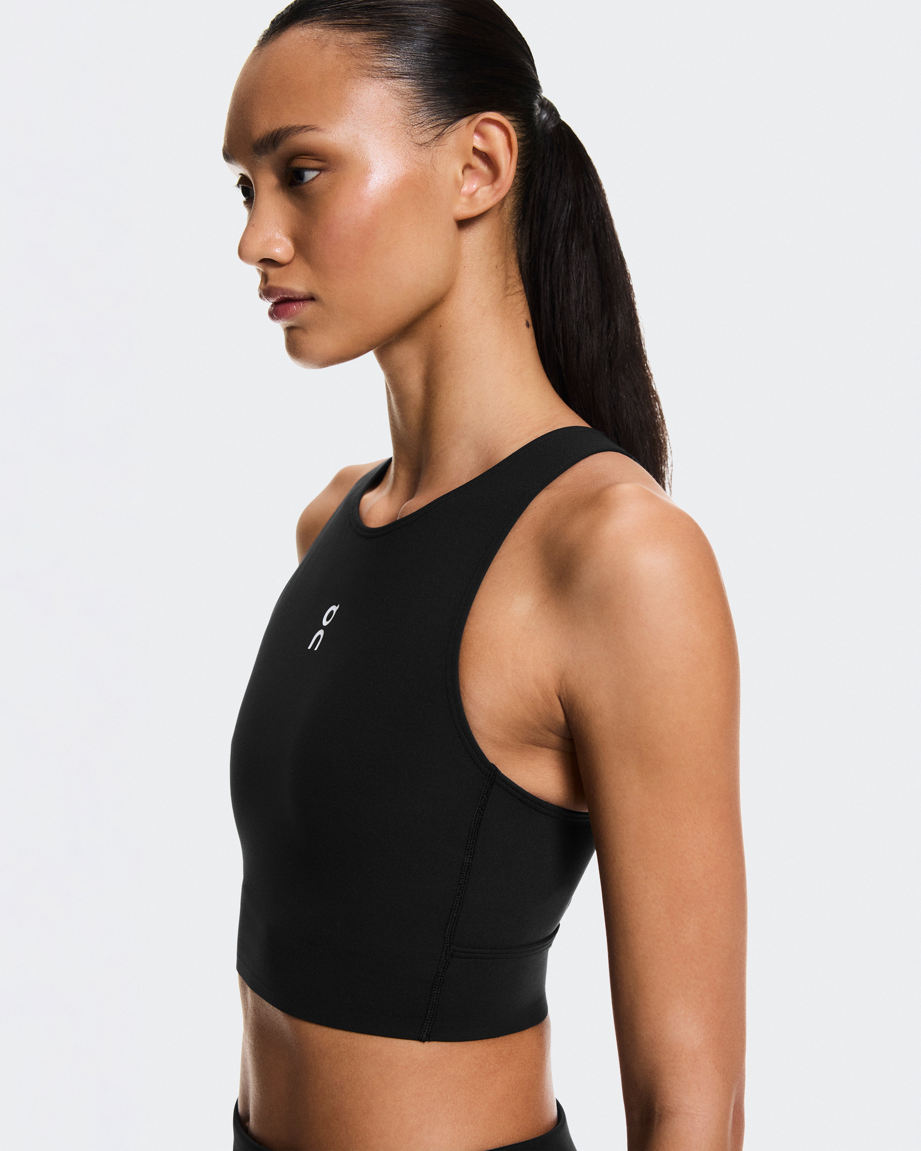 On Court Crop Top Black (Women'S)