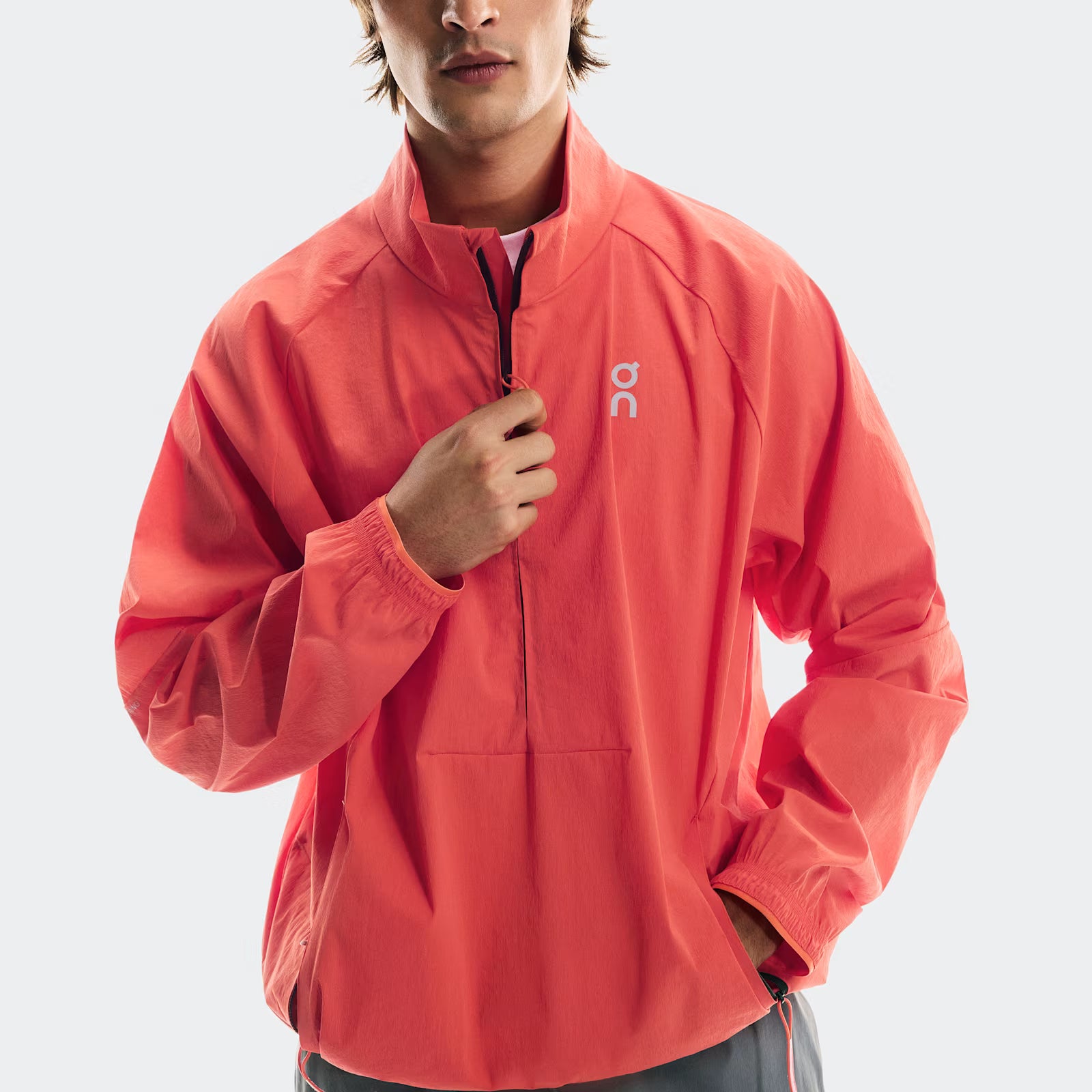 On All-Day 1/2 Zip Jacket Coral