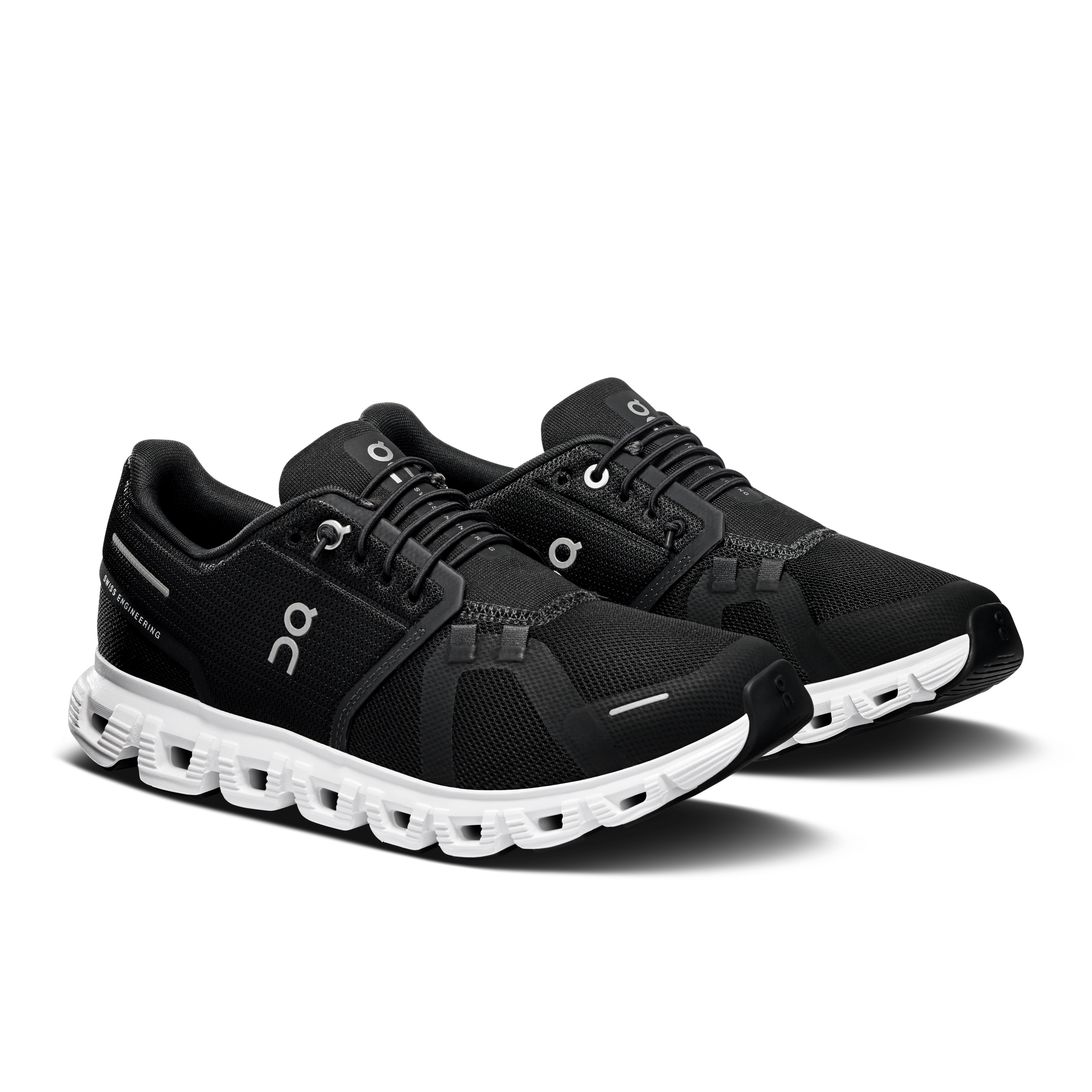On Cloud 6 Wide Black White (Women'S)
