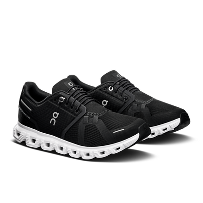 On Cloud 6 Wide Black White (Women'S)