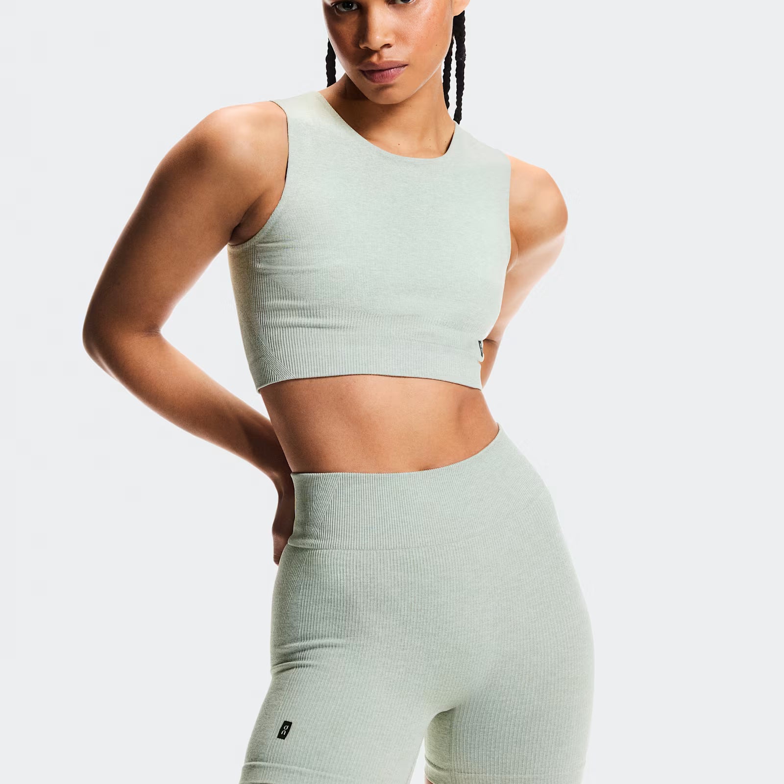 On Studio Knit Shorts Mineral Heather (Women'S)