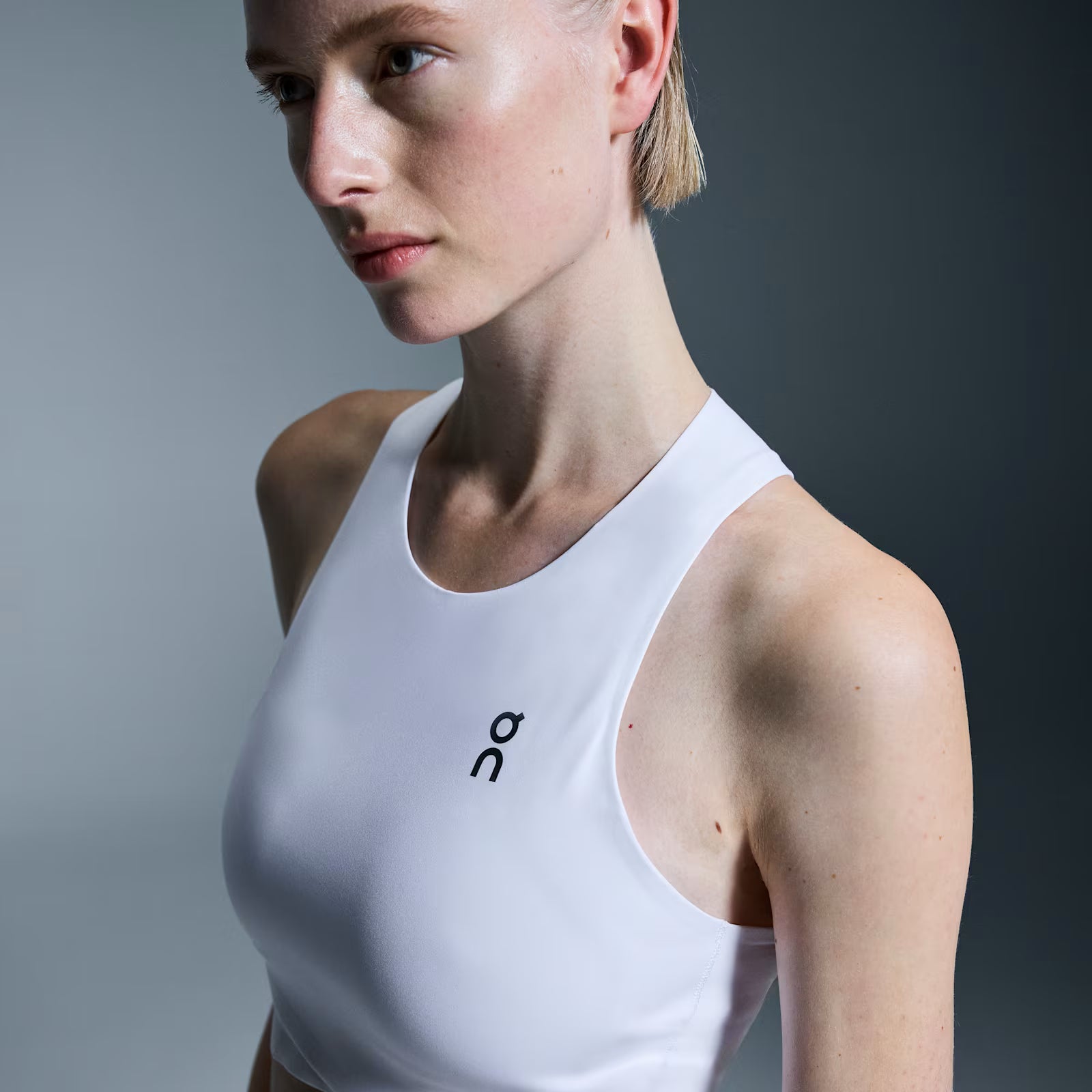 On Court Crop Top White (Women'S)