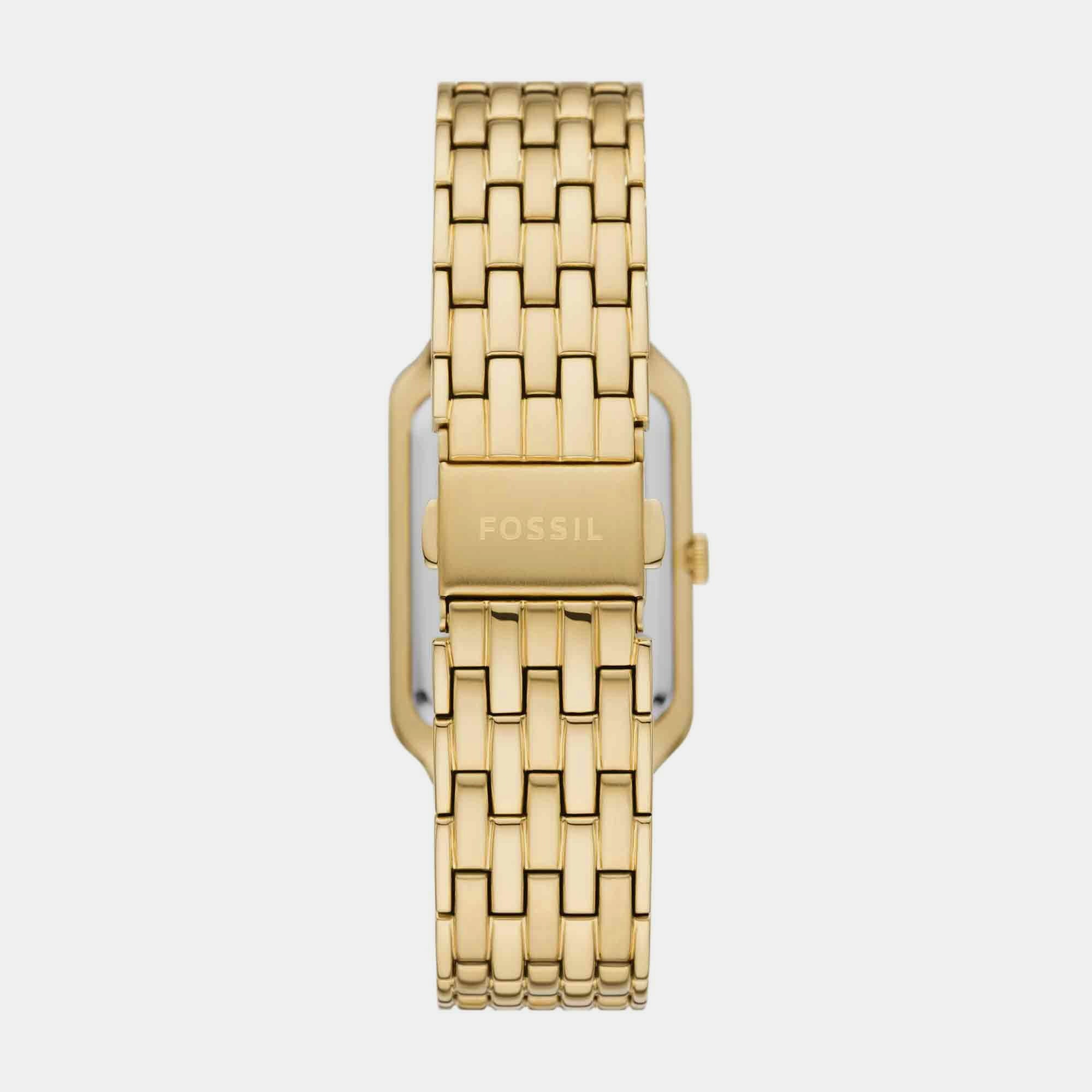 Fossil Raquel Women Quartz Mother Of Pearl Dial Analog Stainless Steel Watch Es5304