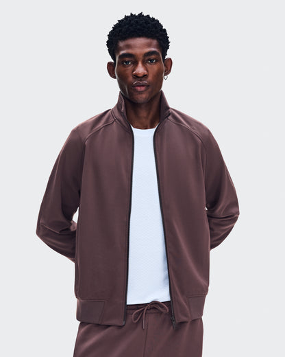 On Courtside Full-Zip Mulberry