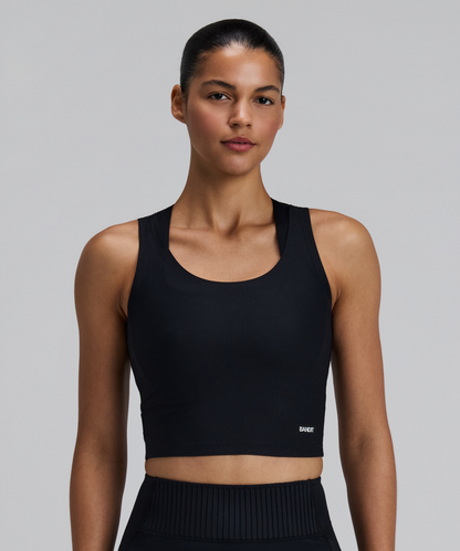 Bandit Womens Adapto Scoopneck Distance Tank Black