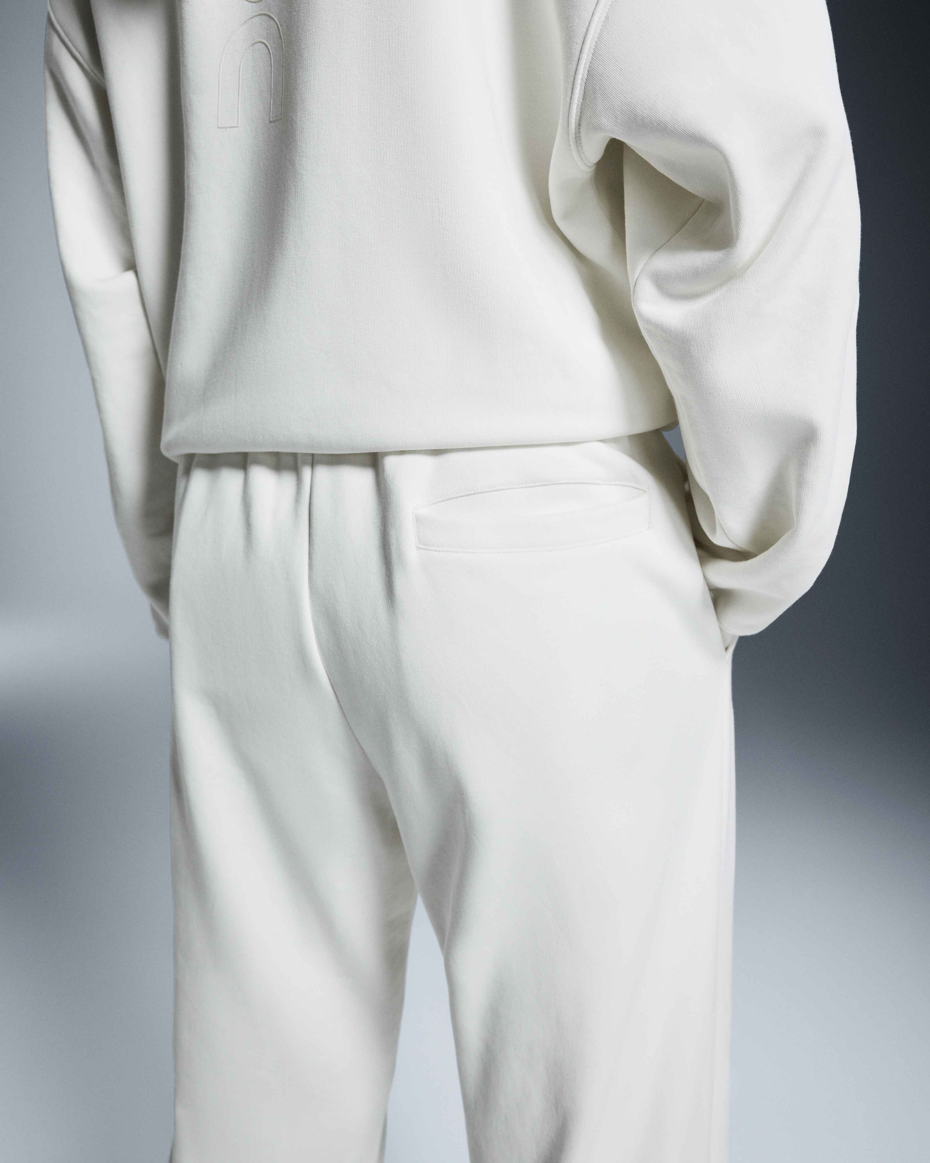 on open club pants White