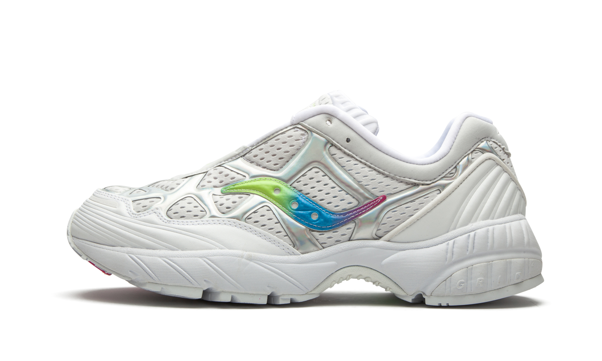 Saucony Grid Web Iridescent White