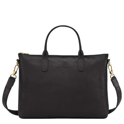 Longchamp Le Foulonné S Briefcase Black
