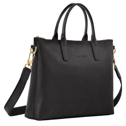 Longchamp Le Foulonné S Briefcase Black