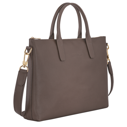Longchamp Le Foulonné S Briefcase Taupe