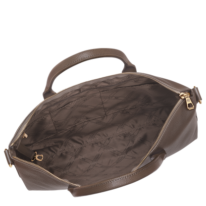 Longchamp Le Foulonné S Briefcase Taupe