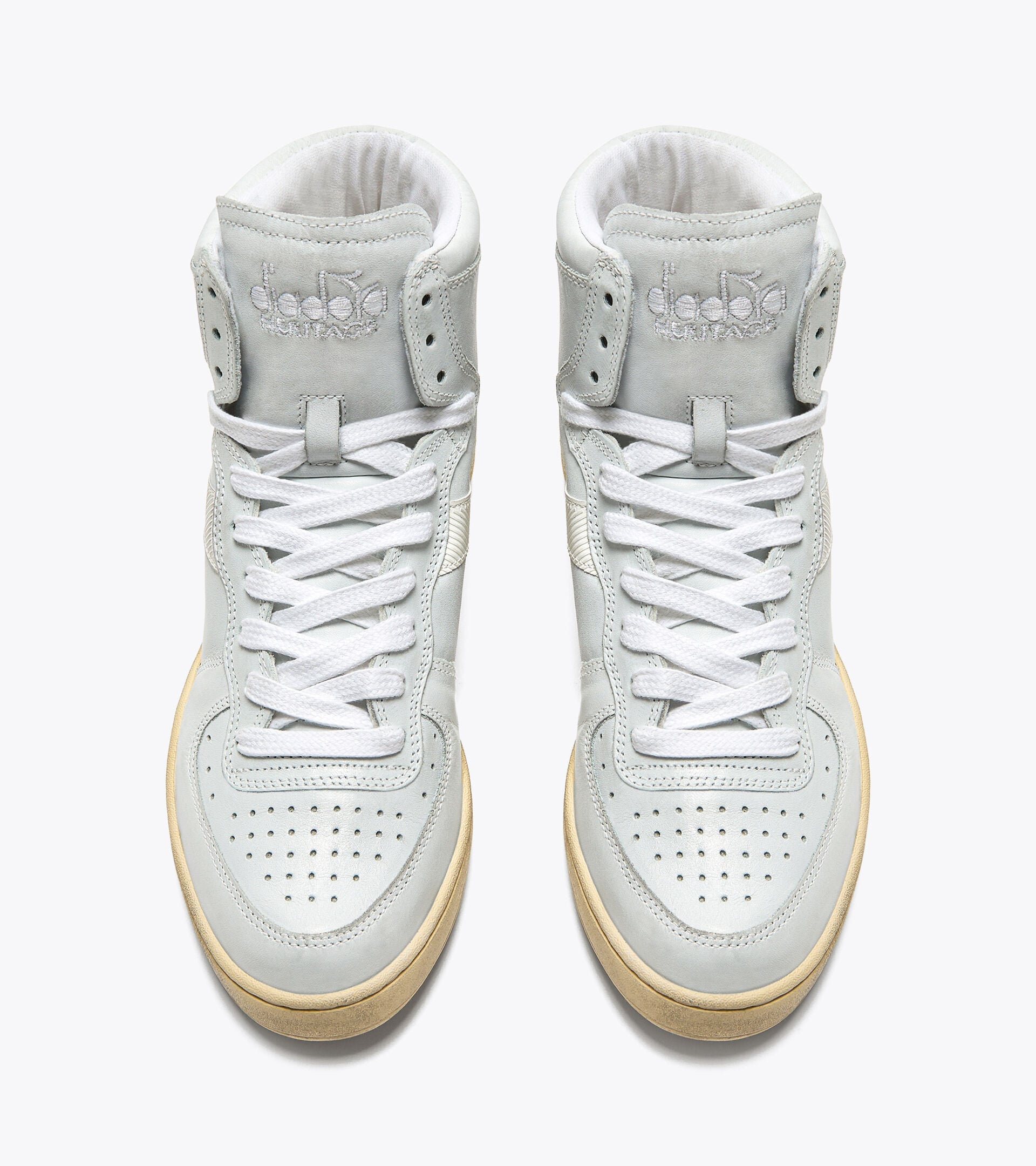 Diadora Mi Basket Used White /White