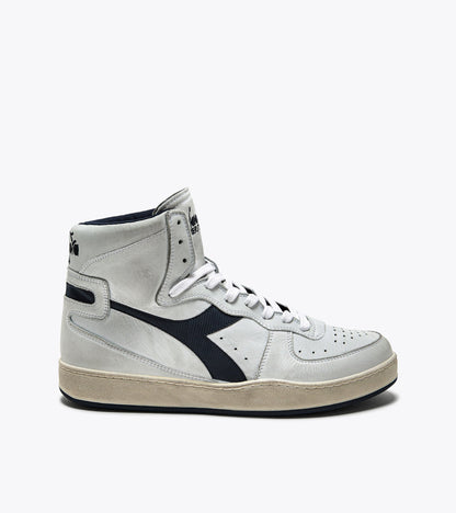 Diadora Mi Basket Used White/Blue Corsair