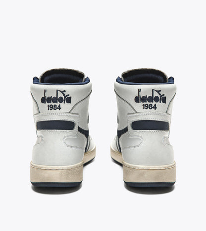 Diadora Mi Basket Used White/Blue Corsair